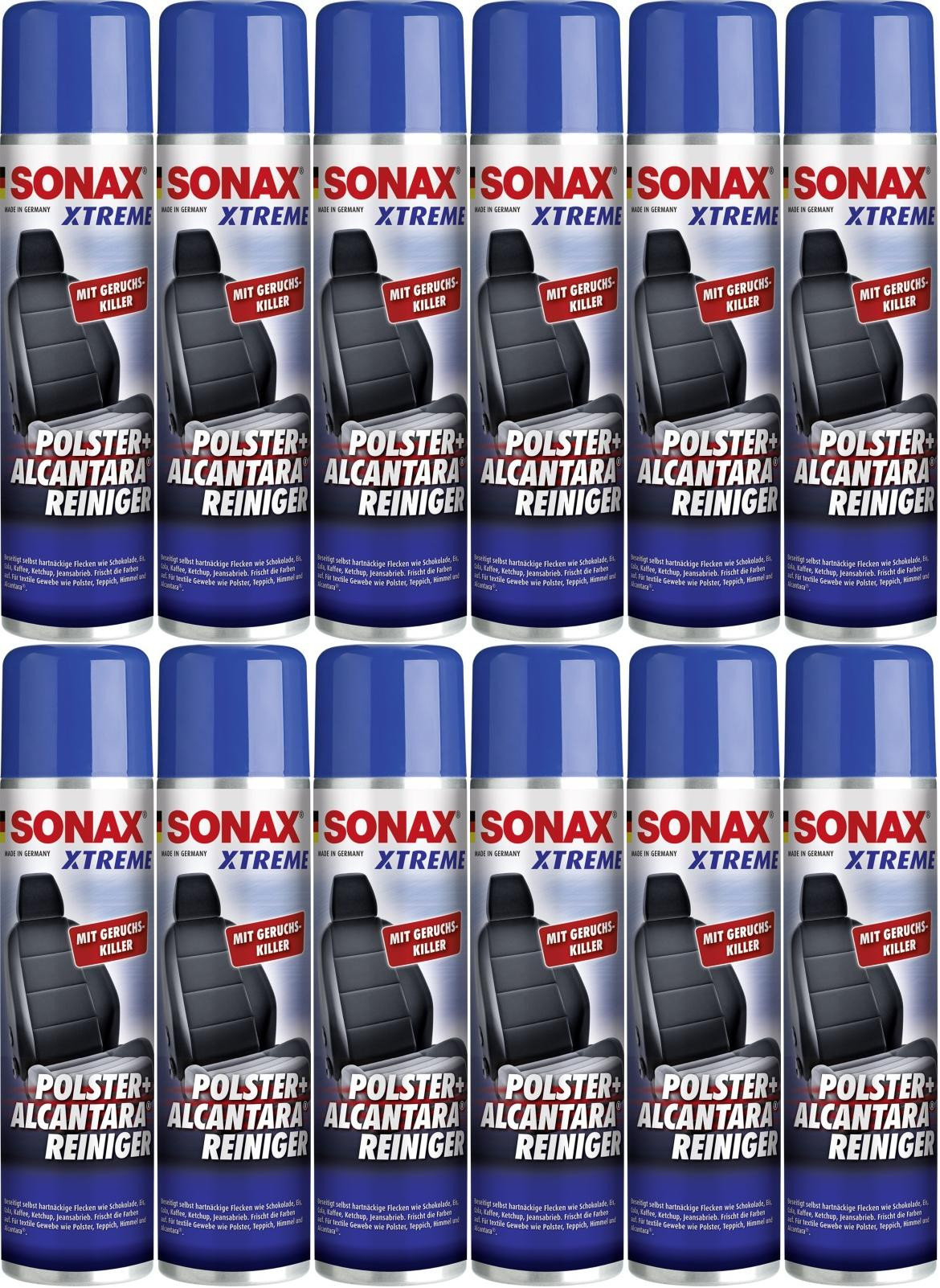 SONAX XTREME Polster- & Alcantara Reiniger 12x 400 Milliliter