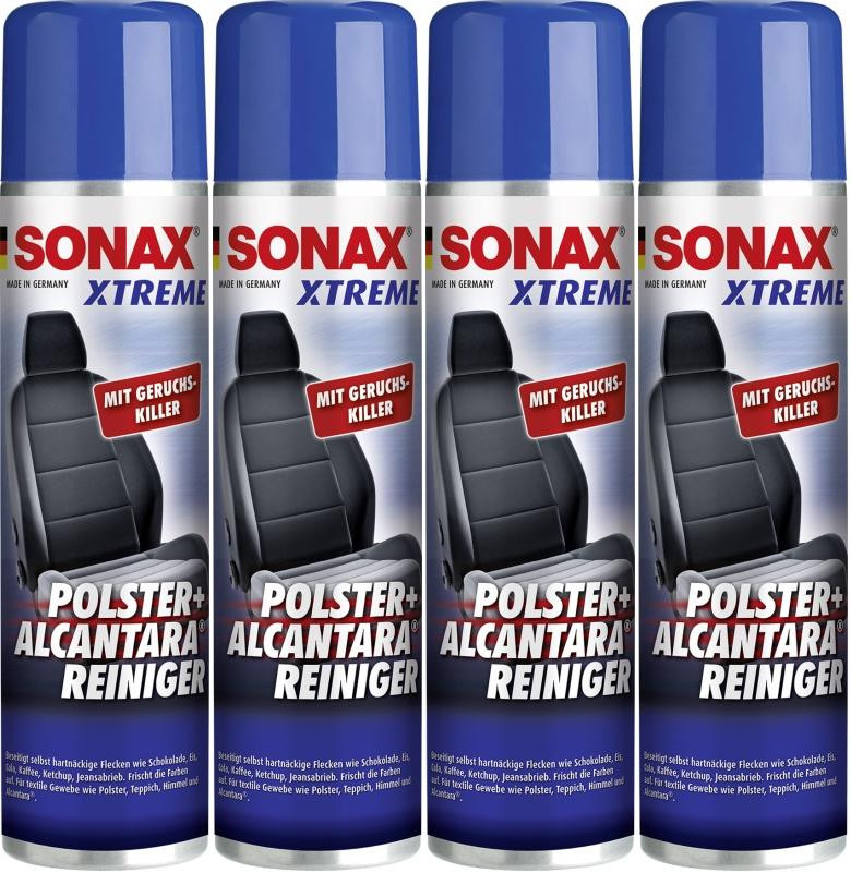 SONAX XTREME Polster- & Alcantara Reiniger 4x 400 Milliliter