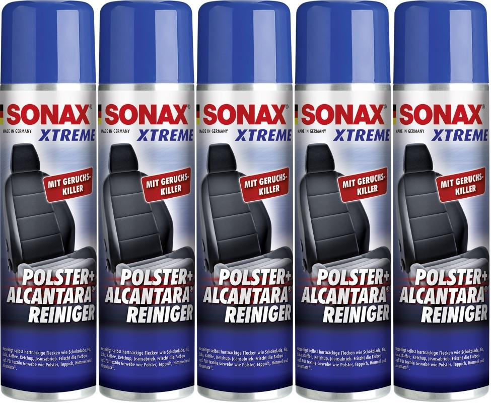 SONAX XTREME Polster- & Alcantara Reiniger 5x 400 Milliliter