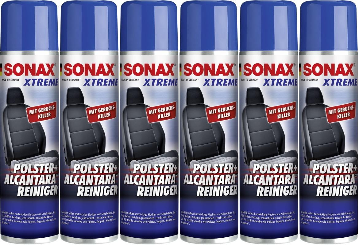 SONAX XTREME Polster- & Alcantara Reiniger 6x 400 Milliliter
