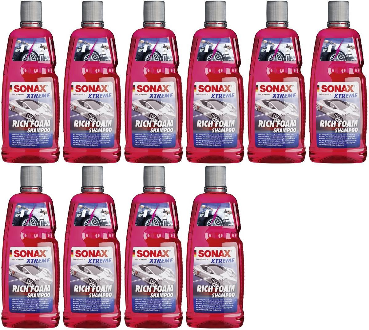 Sonax Xtreme RichFoam Shampoo 1 Liter 10x 1l = 10 Liter