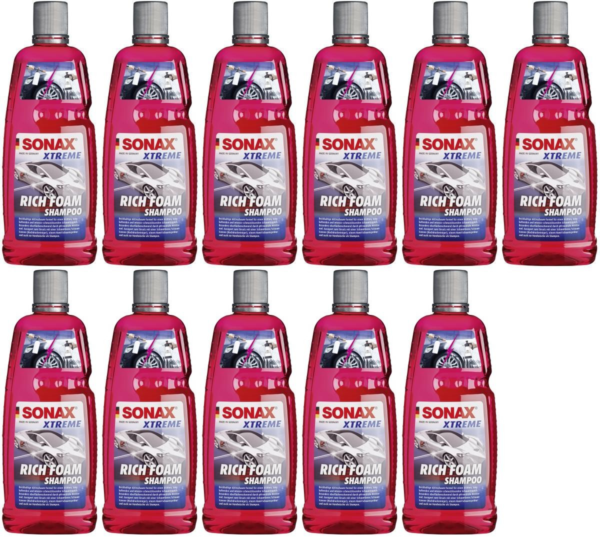 Sonax Xtreme RichFoam Shampoo 1 Liter 11x 1l = 11 Liter