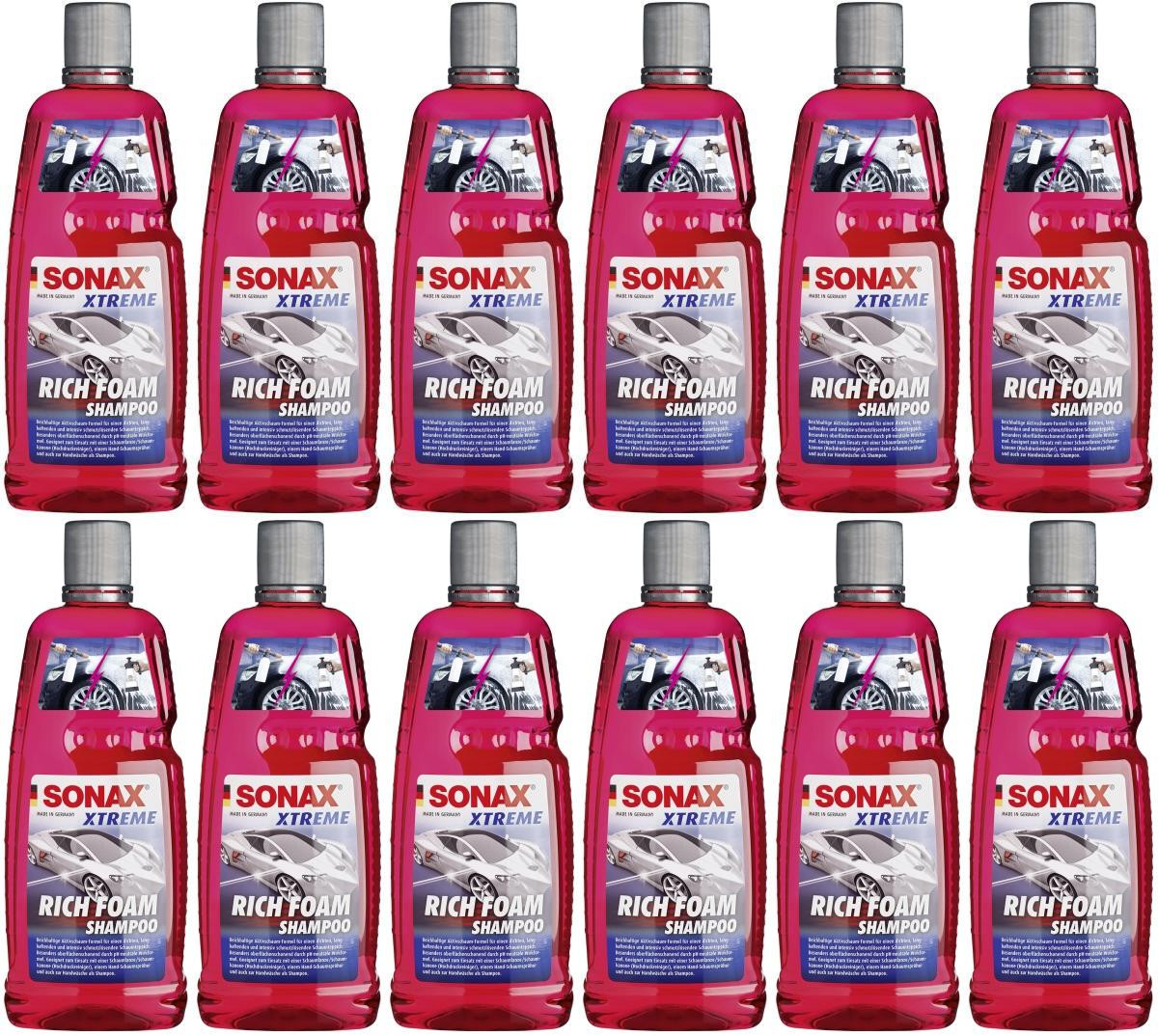 Sonax Xtreme RichFoam Shampoo 1 Liter 12x 1l = 12 Liter