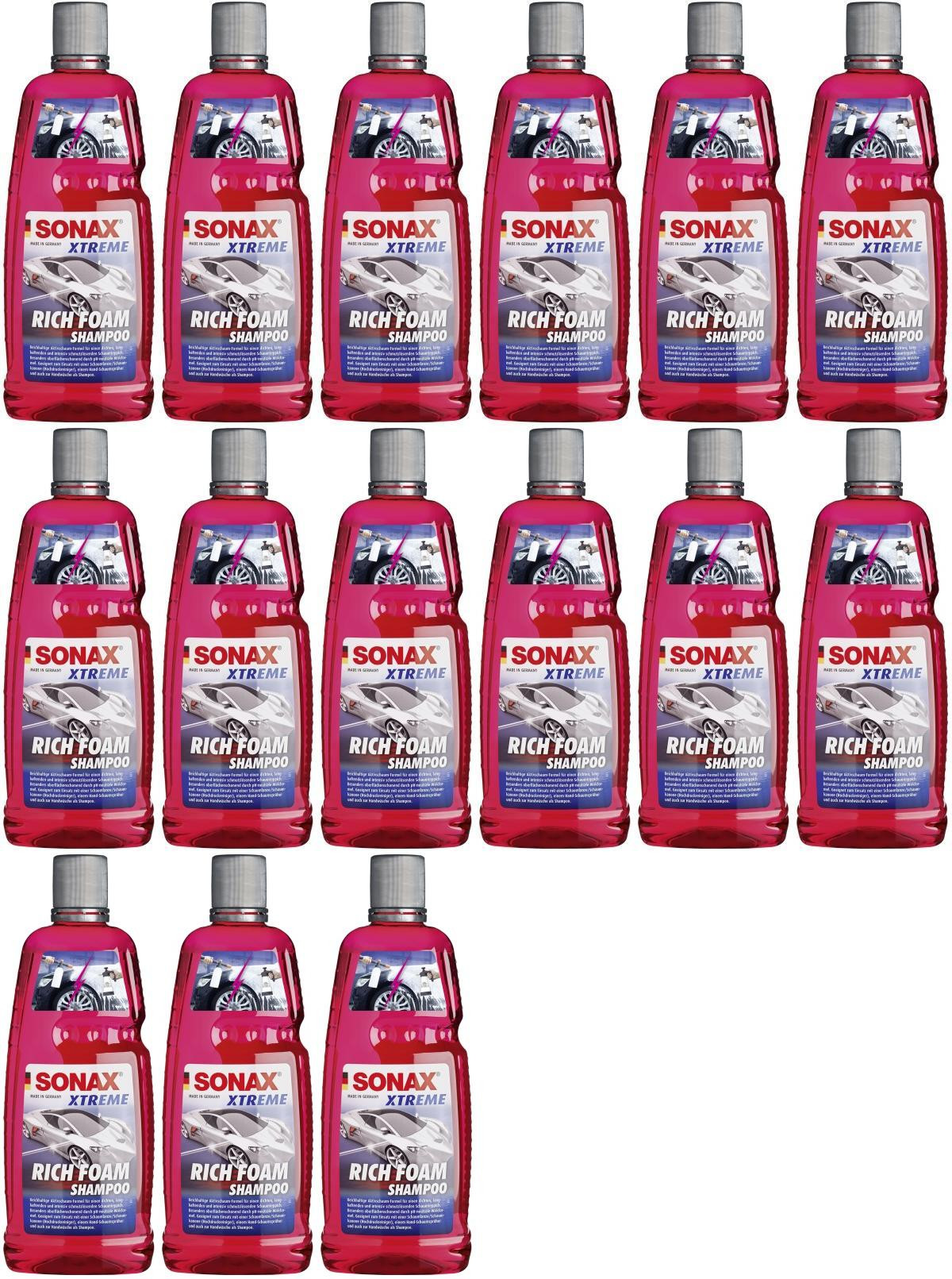 Sonax Xtreme RichFoam Shampoo 1 Liter 15x 1l = 15 Liter