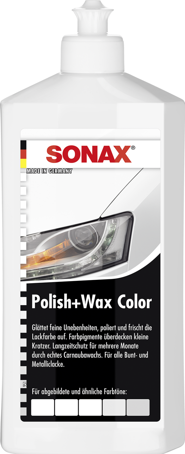Sonax Polish & Wax COLOR weiß NanoPro 500ml
