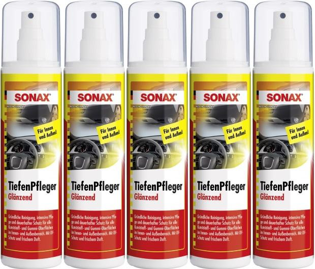 Sonax Tiefenpfleger glänzend mit Duft 5x 300 Milliliter