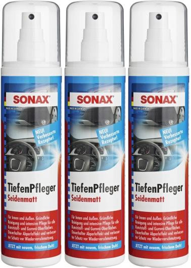 Sonax Tiefenpfleger seidenmatt mit Duft 3x 300 Milliliter