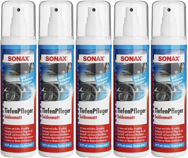 Sonax Tiefenpfleger seidenmatt mit Duft 5x 300 Milliliter