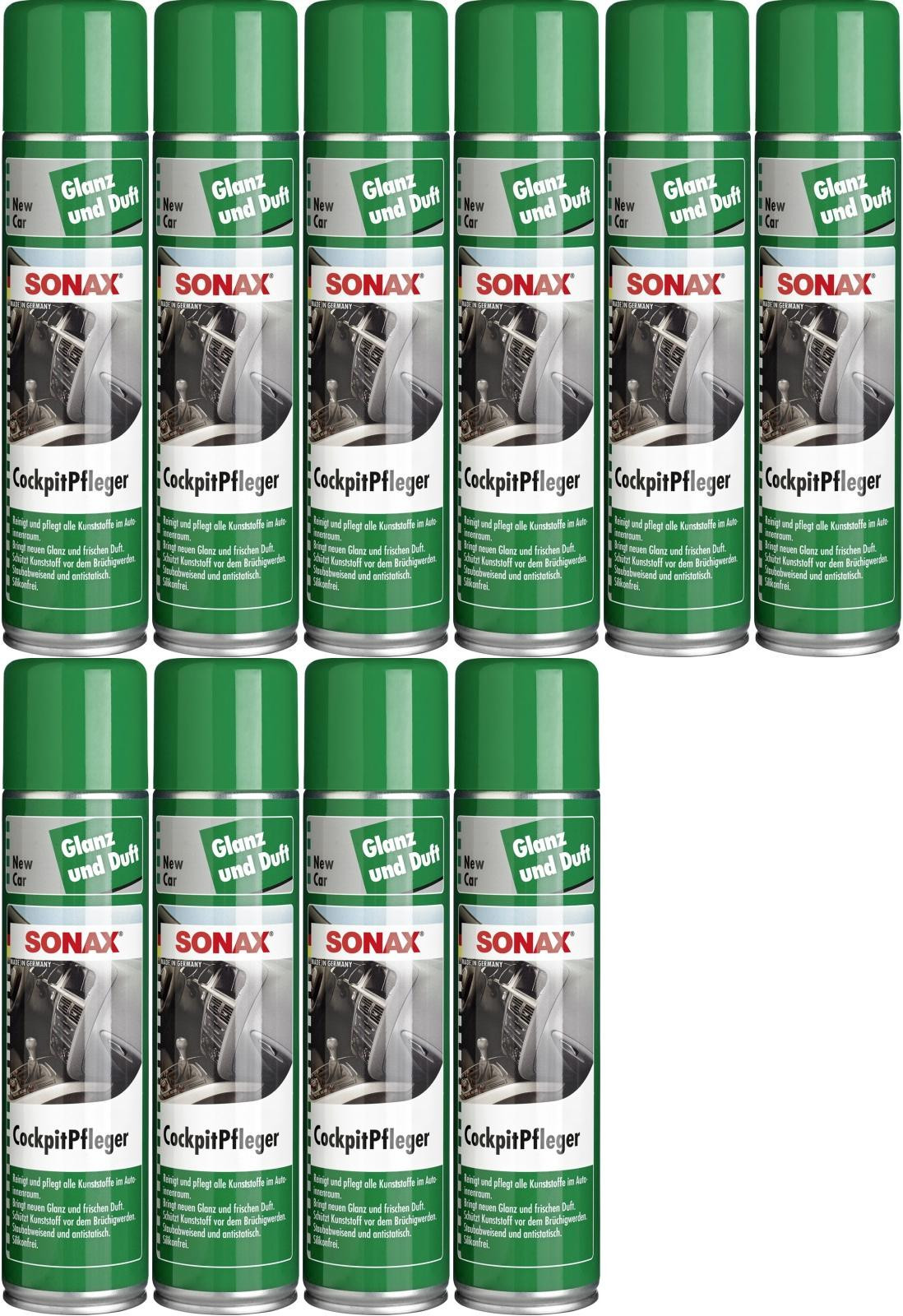 Sonax CockpitPfleger NewCar 10x 400 Milliliter