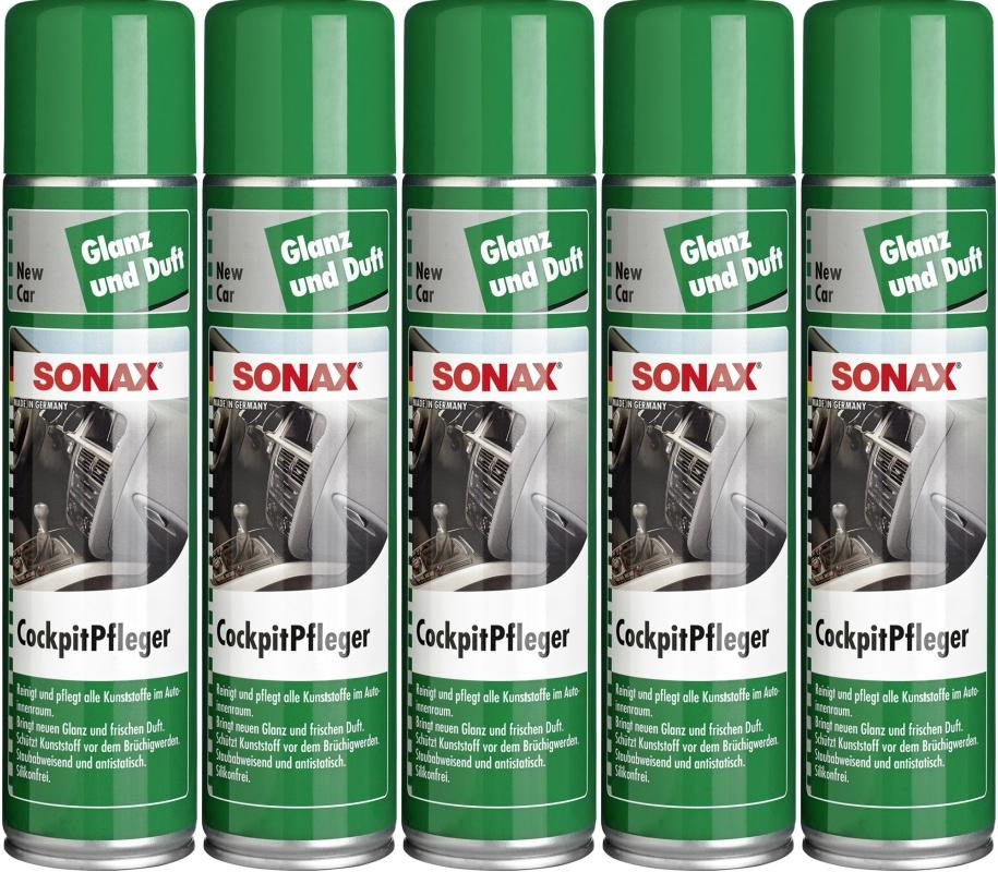 Sonax CockpitPfleger NewCar 5x 400 Milliliter