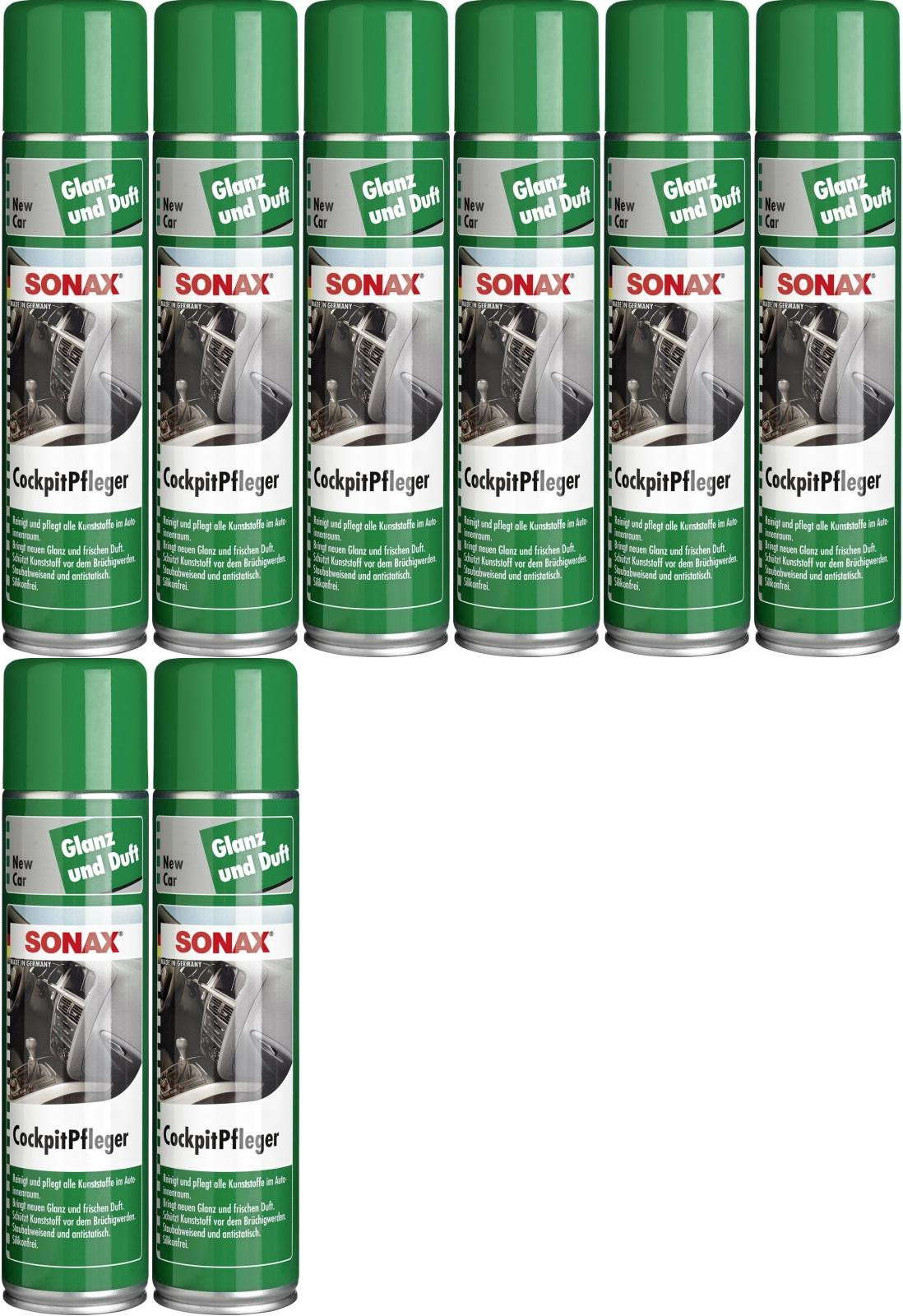 Sonax CockpitPfleger NewCar 8x 400 Milliliter