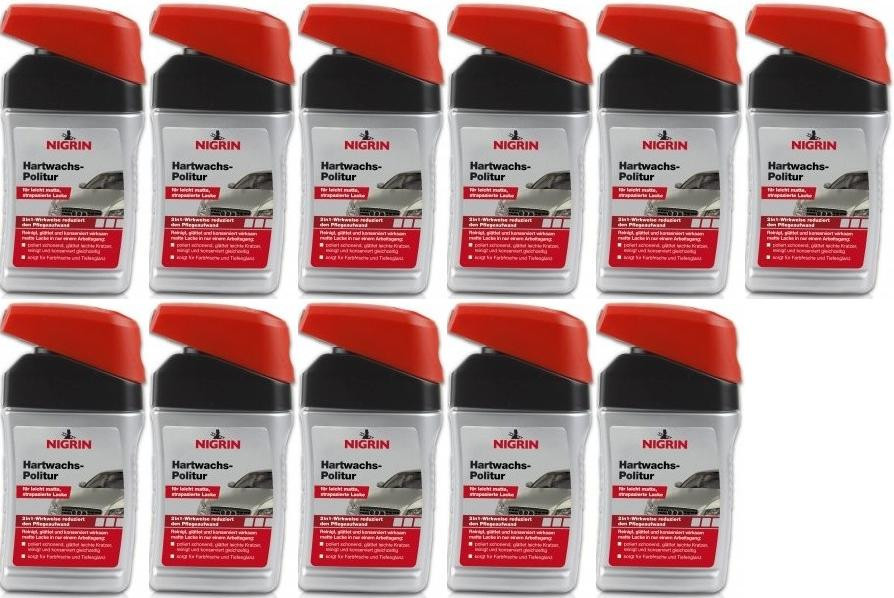 Nigrin Hartwachs-Politur 11x 300 Milliliter