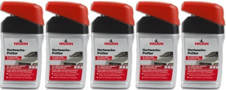 Nigrin Hartwachs-Politur 5x 300 Milliliter