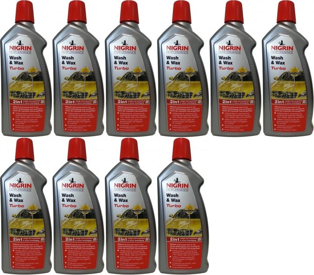 Nigrin Performance Wash & Wax Turbo 1000ml 10x 1l = 10 Liter