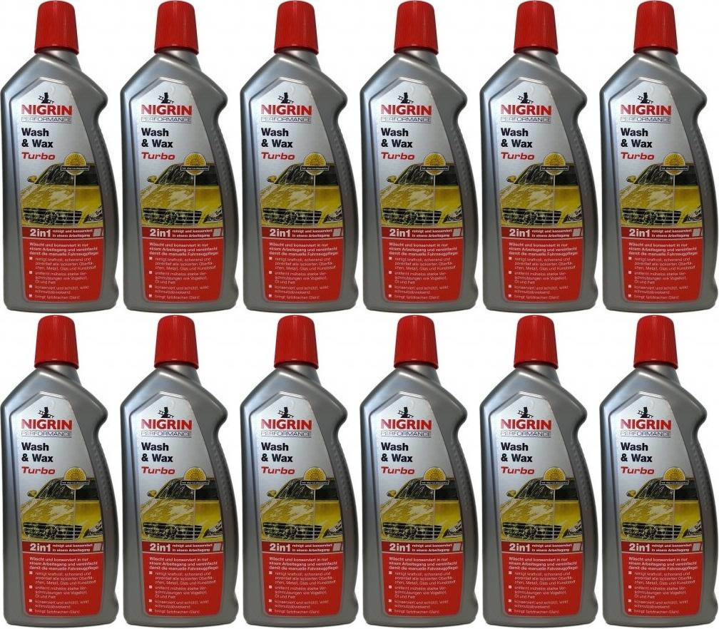 Nigrin Performance Wash & Wax Turbo 1000ml 12x 1l = 12 Liter