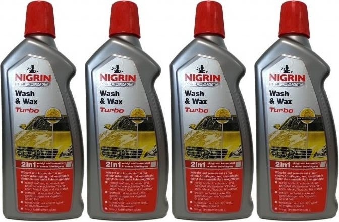 Nigrin Performance Wash & Wax Turbo 1000ml 4x 1l = 4 Liter