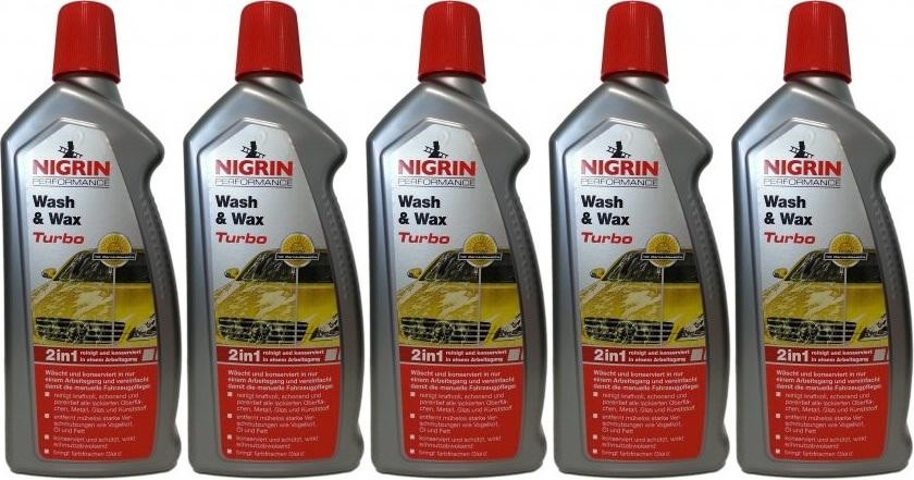 Nigrin Performance Wash & Wax Turbo 1000ml 5x 1l = 5 Liter