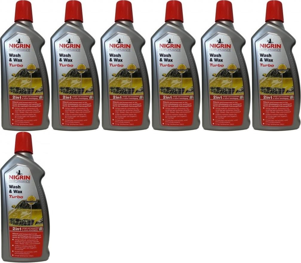 Nigrin Performance Wash & Wax Turbo 1000ml 7x 1l = 7 Liter