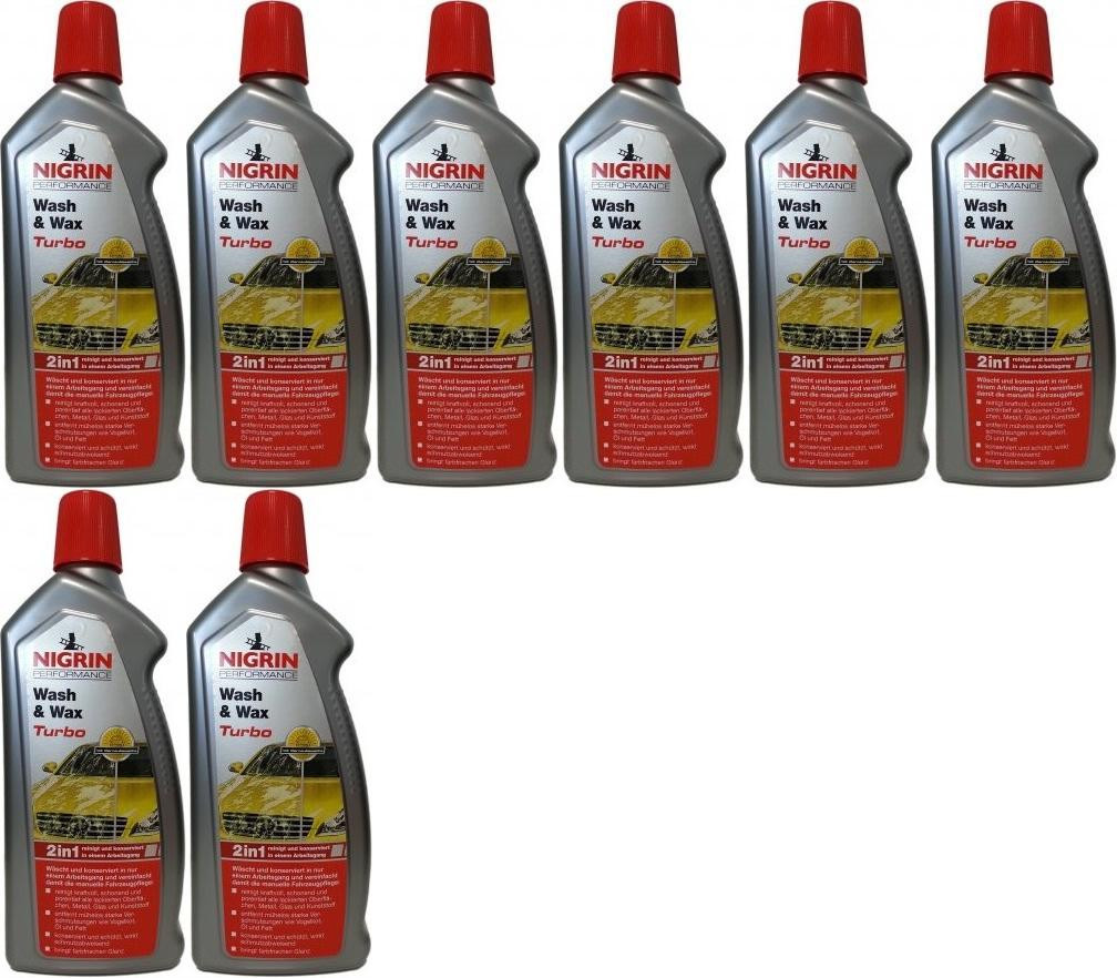 Nigrin Performance Wash & Wax Turbo 1000ml 8x 1l = 8 Liter