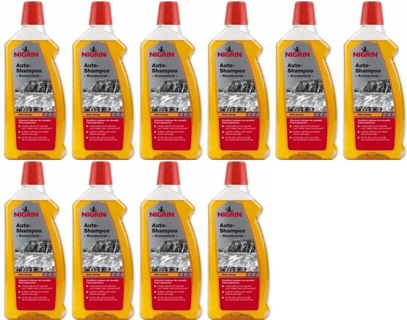 Nigrin Auto-Shampoo Konzentrat Orange 1000ml 10x 1l = 10 Liter