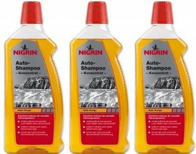 Nigrin Auto-Shampoo Konzentrat Orange 1000ml 3x 1l = 3 Liter