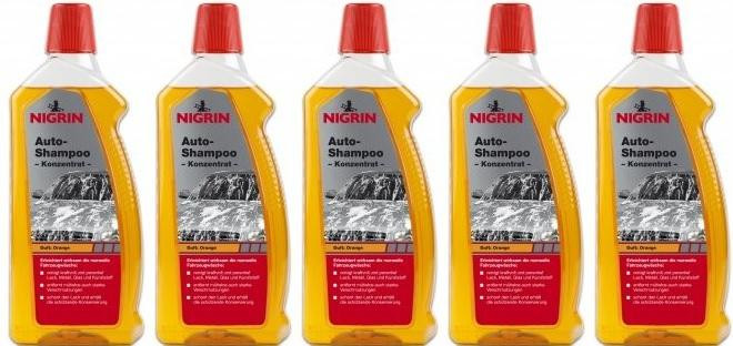 Nigrin Auto-Shampoo Konzentrat Orange 1000ml 5x 1l = 5 Liter