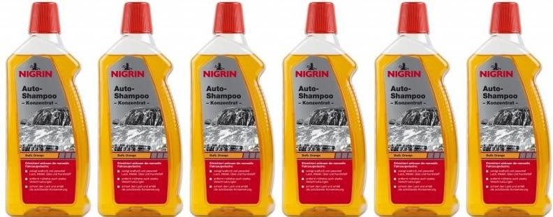 Nigrin Auto-Shampoo Konzentrat Orange 1000ml 6x 1l = 6 Liter