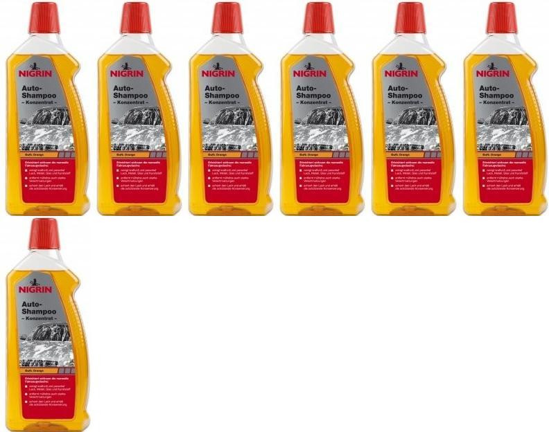 Nigrin Auto-Shampoo Konzentrat Orange 1000ml 7x 1l = 7 Liter