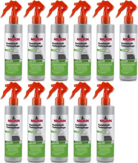 Nigrin Kunststoff-Tiefenpflege seidenmatt 11x 300 Milliliter