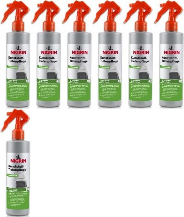 Nigrin Kunststoff-Tiefenpflege seidenmatt 7x 300 Milliliter