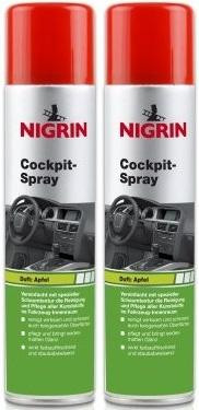 Nigrin Cockpit-Spray Apfel 2x 400 Milliliter