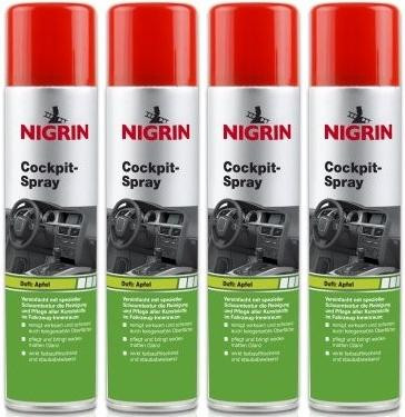 Nigrin Cockpit-Spray Apfel 4x 400 Milliliter