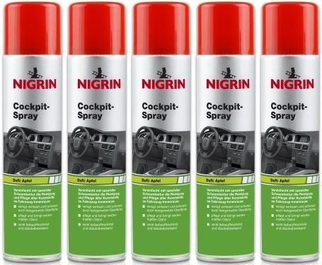 Nigrin Cockpit-Spray Apfel 5x 400 Milliliter
