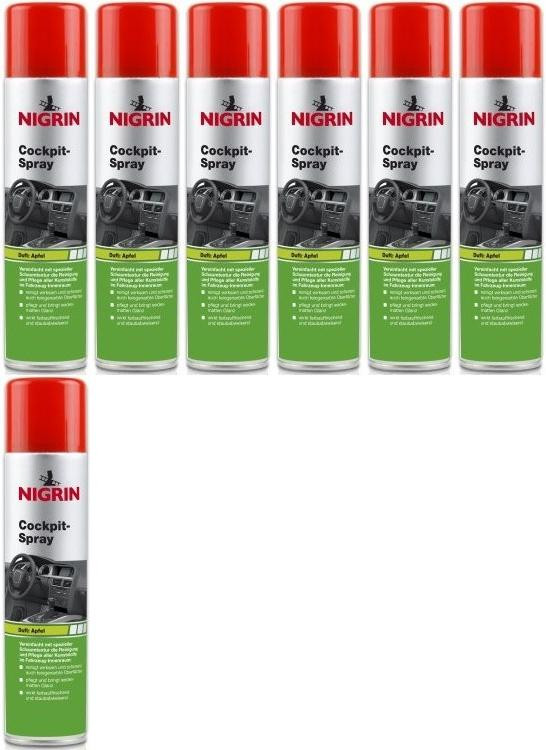 Nigrin Cockpit-Spray Apfel 7x 400 Milliliter