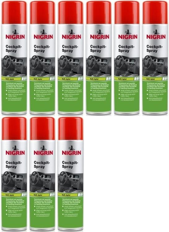 Nigrin Cockpit-Spray Apfel 9x 400 Milliliter