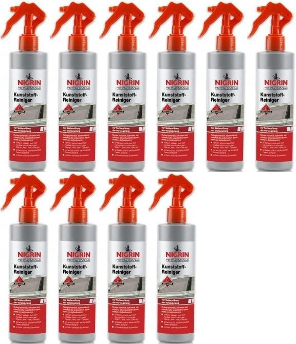 Nigrin Kunststoff-Reiniger 10x 300 Milliliter