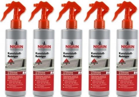 Nigrin Kunststoff-Reiniger 5x 300 Milliliter