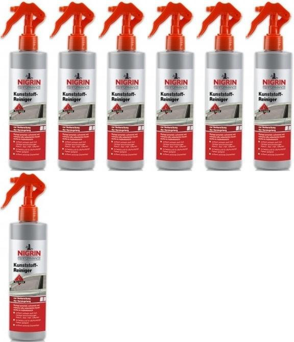 Nigrin Kunststoff-Reiniger 7x 300 Milliliter
