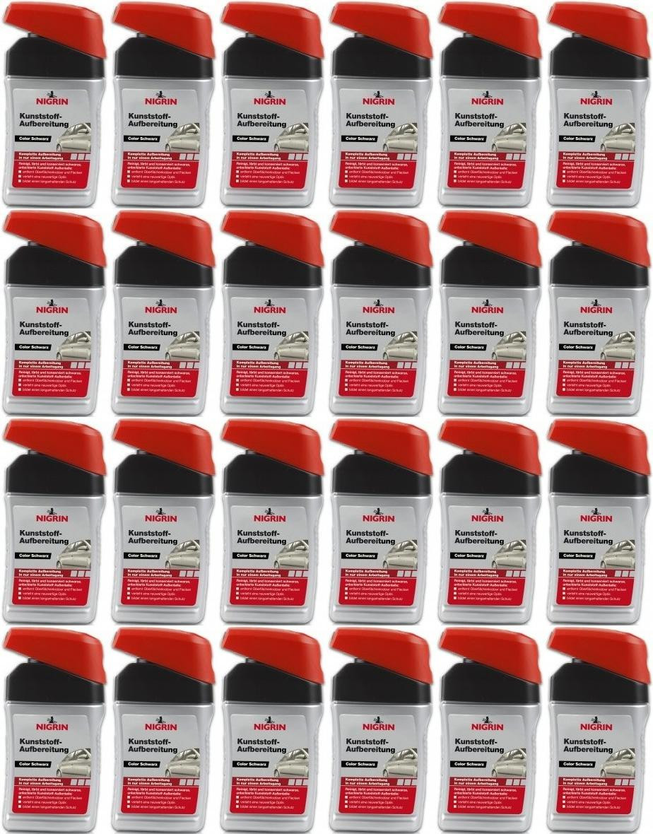Nigrin Kunststoff-Aufbereitung Color schwarz 24x 300 Milliliter