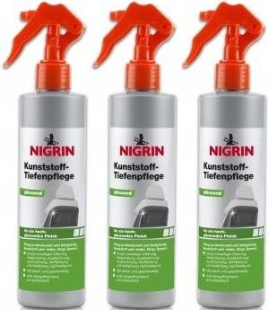 Nigrin Kunststoff-Tiefenpflege glänzend 3x 300 Milliliter