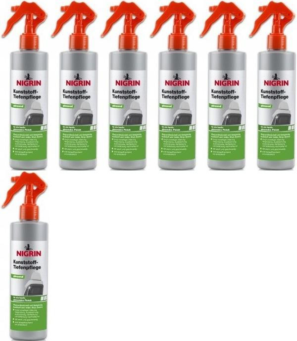 Nigrin Kunststoff-Tiefenpflege glänzend 7x 300 Milliliter