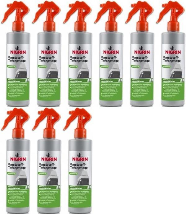 Nigrin Kunststoff-Tiefenpflege glänzend 9x 300 Milliliter