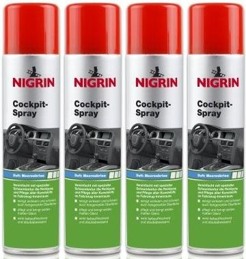 Nigrin Cockpit-Spray Meeresbrise 4x 400 Milliliter