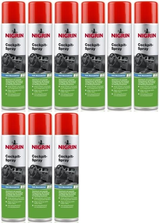 Nigrin Cockpit-Spray Meeresbrise 9x 400 Milliliter