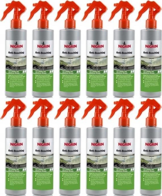 Nigrin Anti-Beschlag Pumpzerstäuber 12x 300 Milliliter