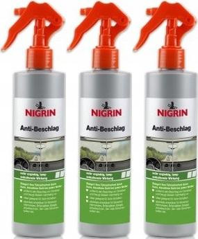 Nigrin Anti-Beschlag Pumpzerstäuber 3x 300 Milliliter