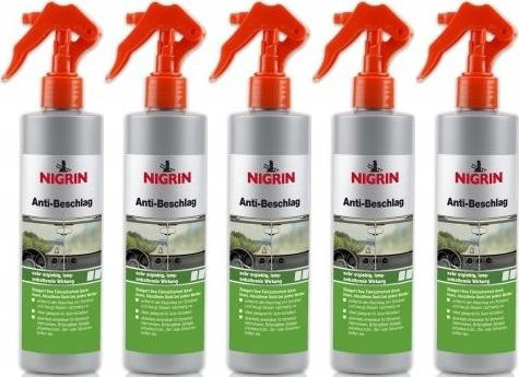 Nigrin Anti-Beschlag Pumpzerstäuber 5x 300 Milliliter
