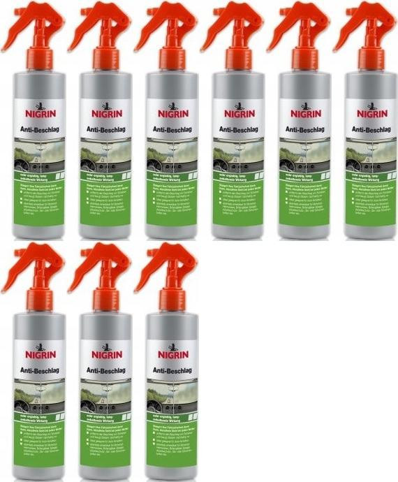 Nigrin Anti-Beschlag Pumpzerstäuber 9x 300 Milliliter