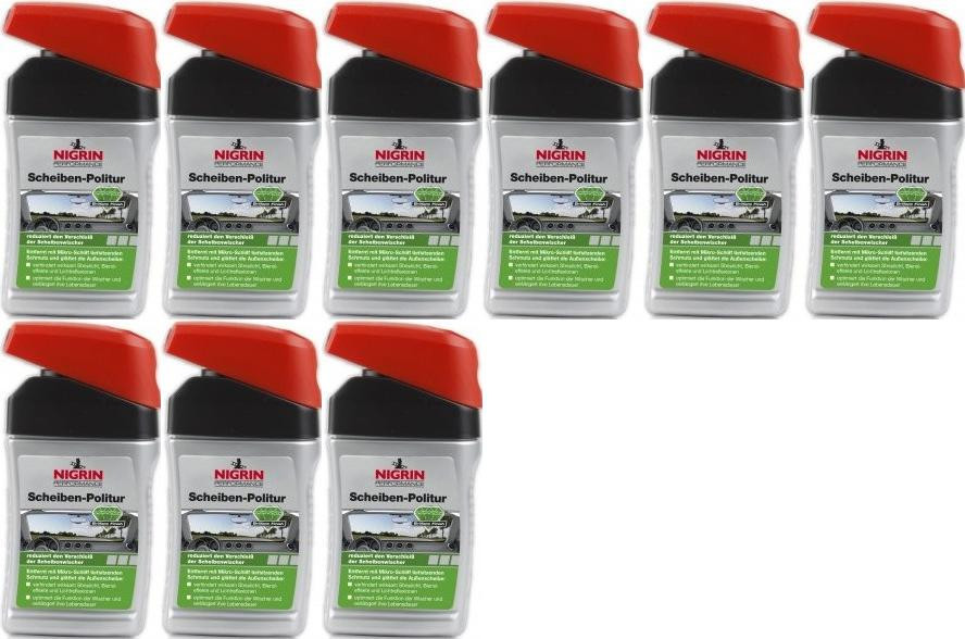 Nigrin Scheiben-Politur 9x 300 Milliliter