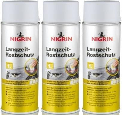 Nigrin Rostprimer-Spray grau 3x 400 Milliliter